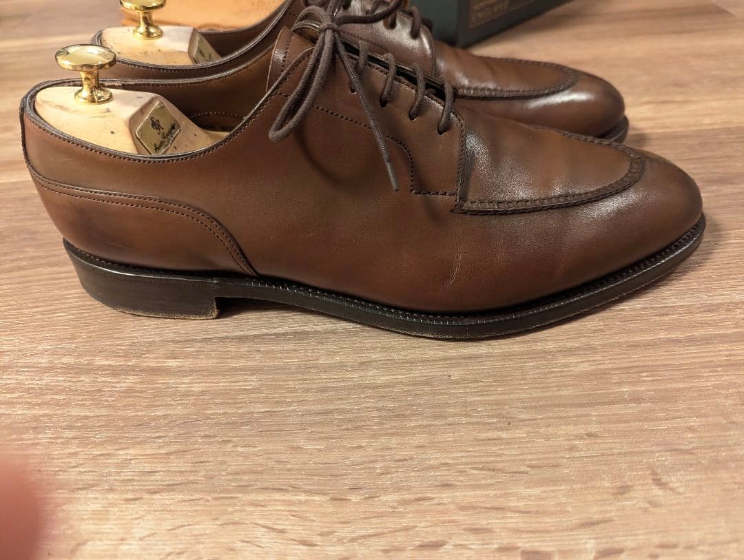 セール 美品 エドワードグリーン ドーバー ダークオーク 8.5 E ラスト