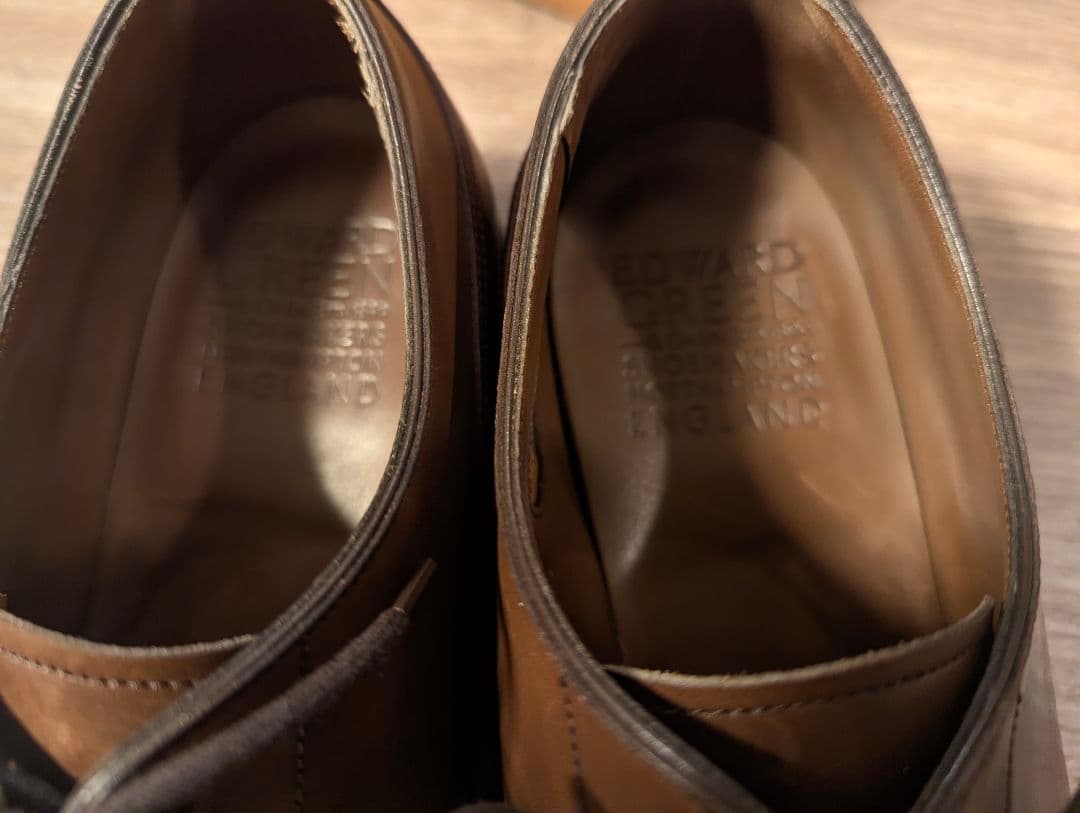 セール 美品 エドワードグリーン ドーバー ダークオーク 8.5 E ラスト