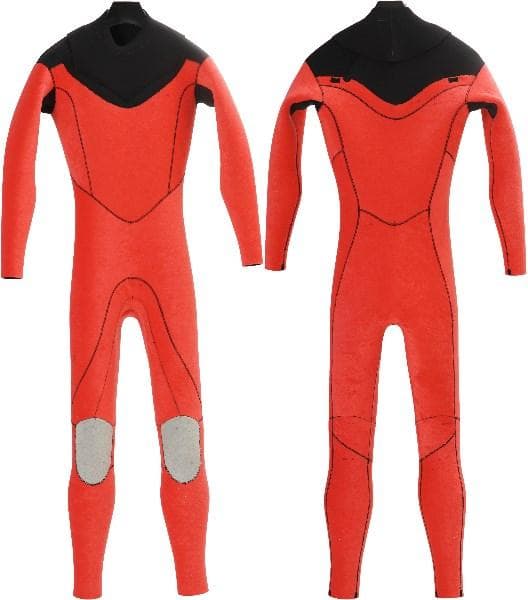 ぷ 極暖伸縮RED起毛 5ｘ3ｍｍチェストジップSDオーダー料込