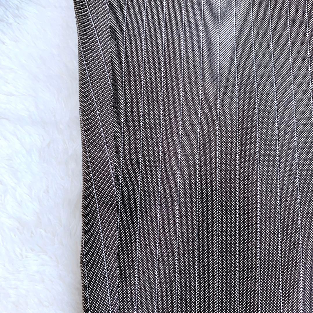 【ヨッシー】ほぼ未使用 グッチ シルク混 ピンストライプスーツ