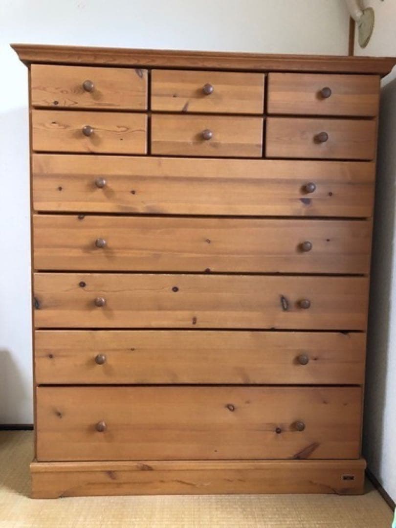 お値下げ中　シャルドネパイン材チェスト