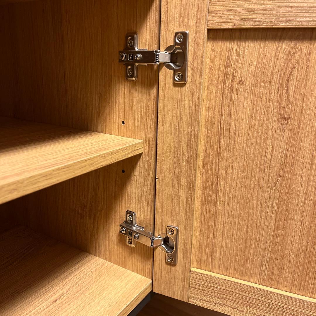 キッチンボード 食器棚 ロータイプ ヴィンテージ レンジ台 レンジラック