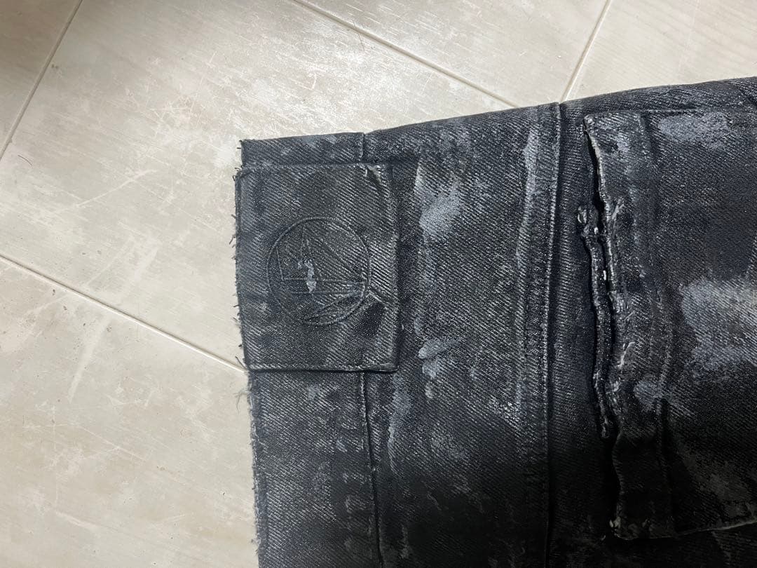 パンツ no faith studios BLACKARTISANALDUNEDENIM