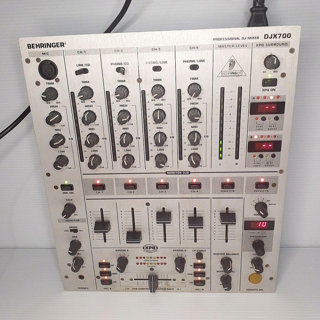 Behringer djx700 4ch ミキサー　音だしOK　通電　ジャンク