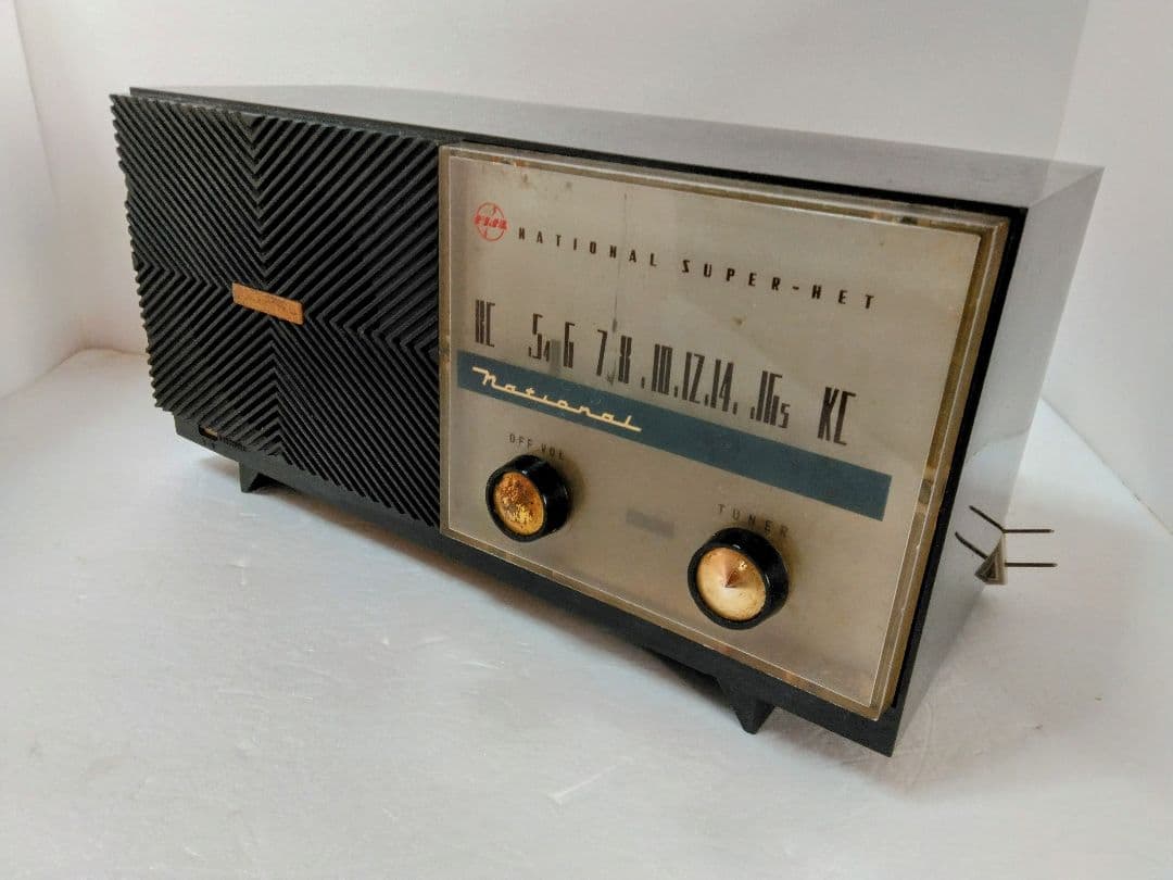 ナショナル真空管ラジオcx-455 昭和