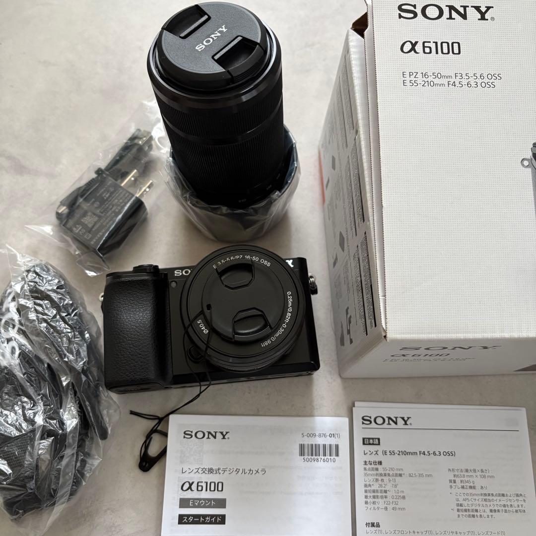 SONY α6100 ミラーレス一眼 本体 + ダブルズームレンズキット