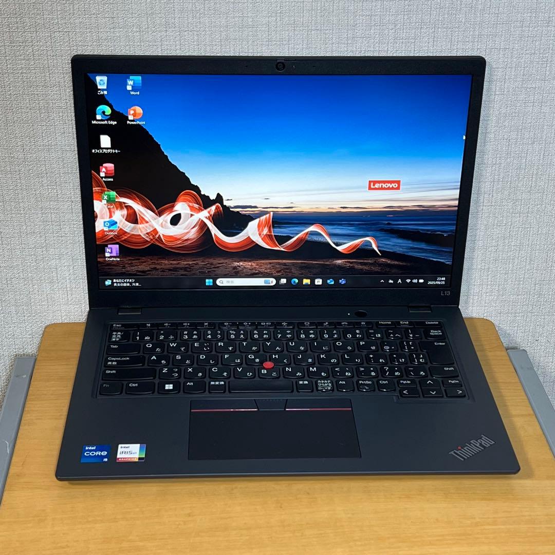 中古美品! ThinkPad L13 gen4／16gbメモリ／オフィス