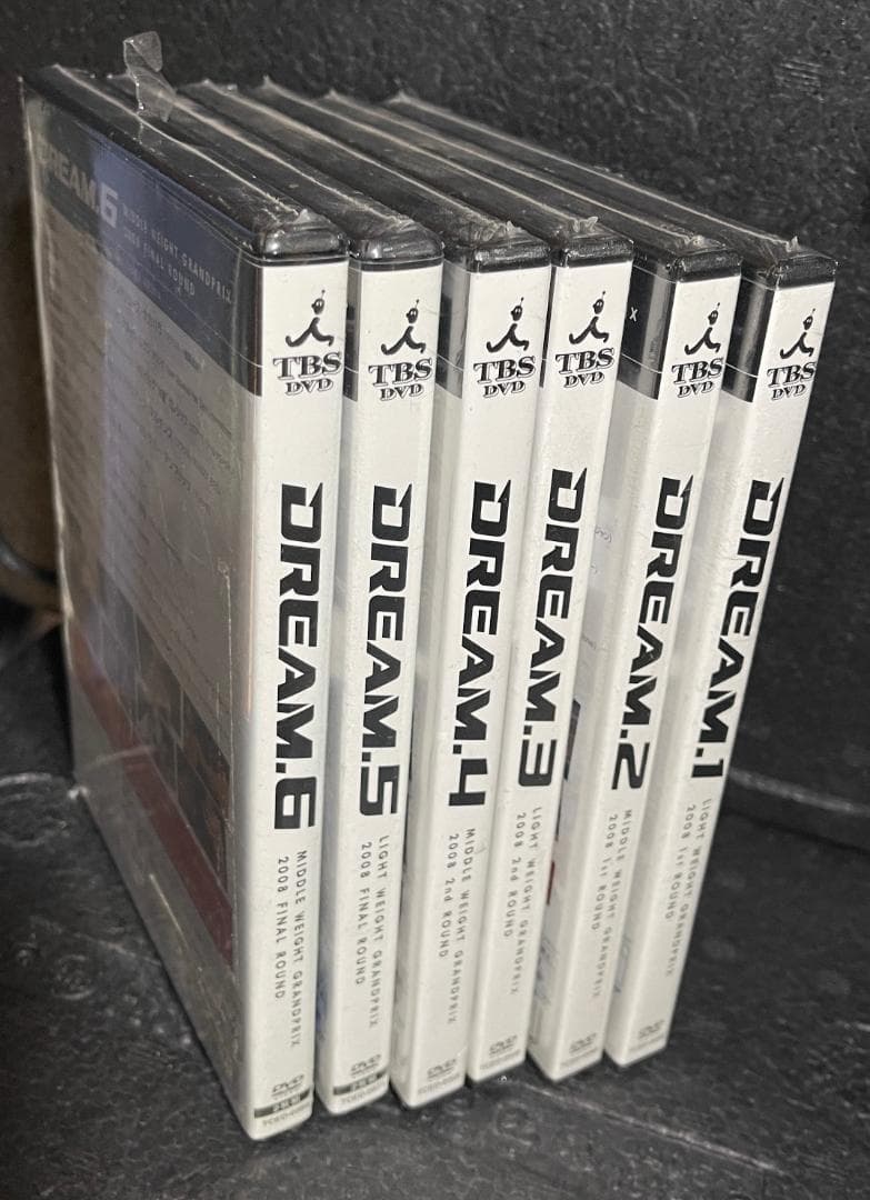 新品DVD♦︎DREAM 6本 ミドル級 ライト級GP2008 MMA総合格闘技