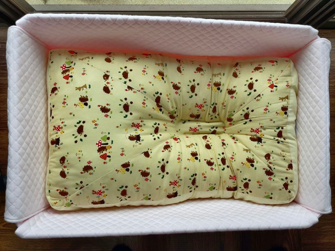 【美品】天使の寝床　おひなまき 敷きパッド 向きぐせ防止クッション 本 説明書付