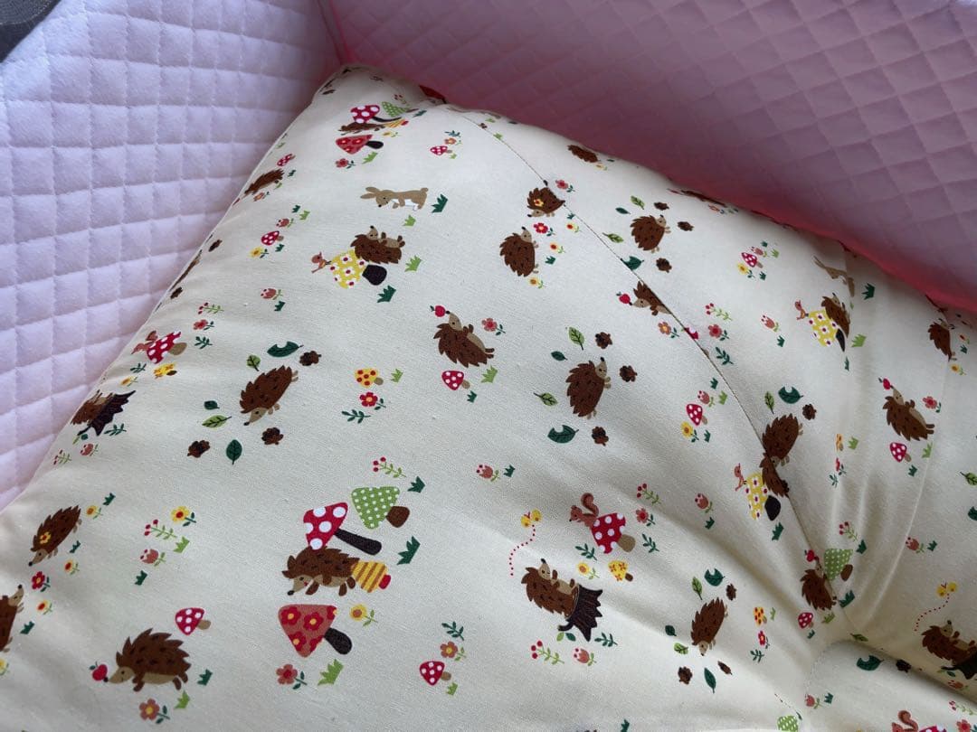 【美品】天使の寝床　おひなまき 敷きパッド 向きぐせ防止クッション 本 説明書付