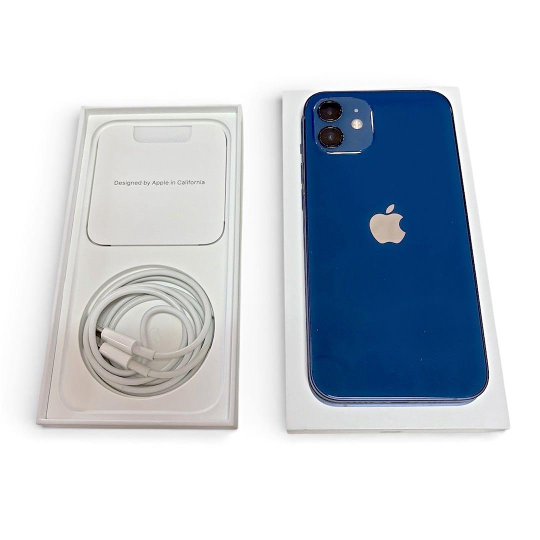 iPhone 12 256GB ブルー SIMフリー 箱付き
