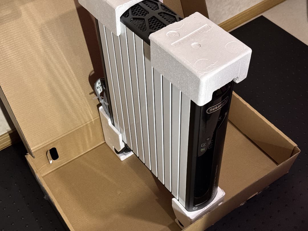 最終値下げ 未使用に近い DeLonghi ヒーターMDHAA15WIFI-BK