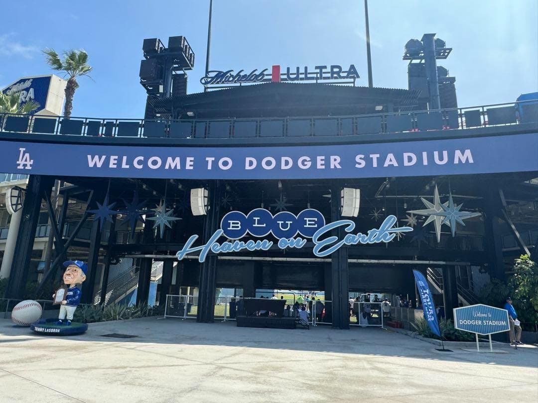 大谷翔平選手サイン入り刺繍ドジャースキャップ9FORTY　ブルー