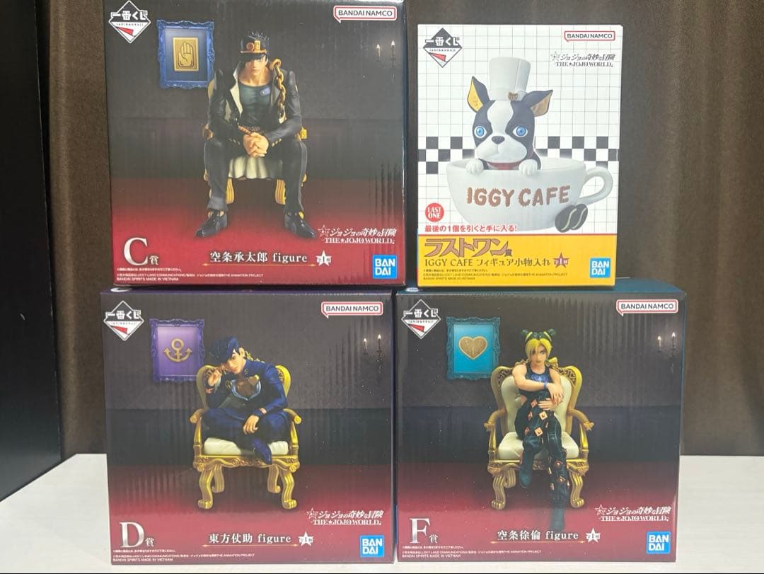 ジョジョの奇妙な冒険　一番くじ　C賞　D賞　F賞　ラストワン　セット　おまけ付き