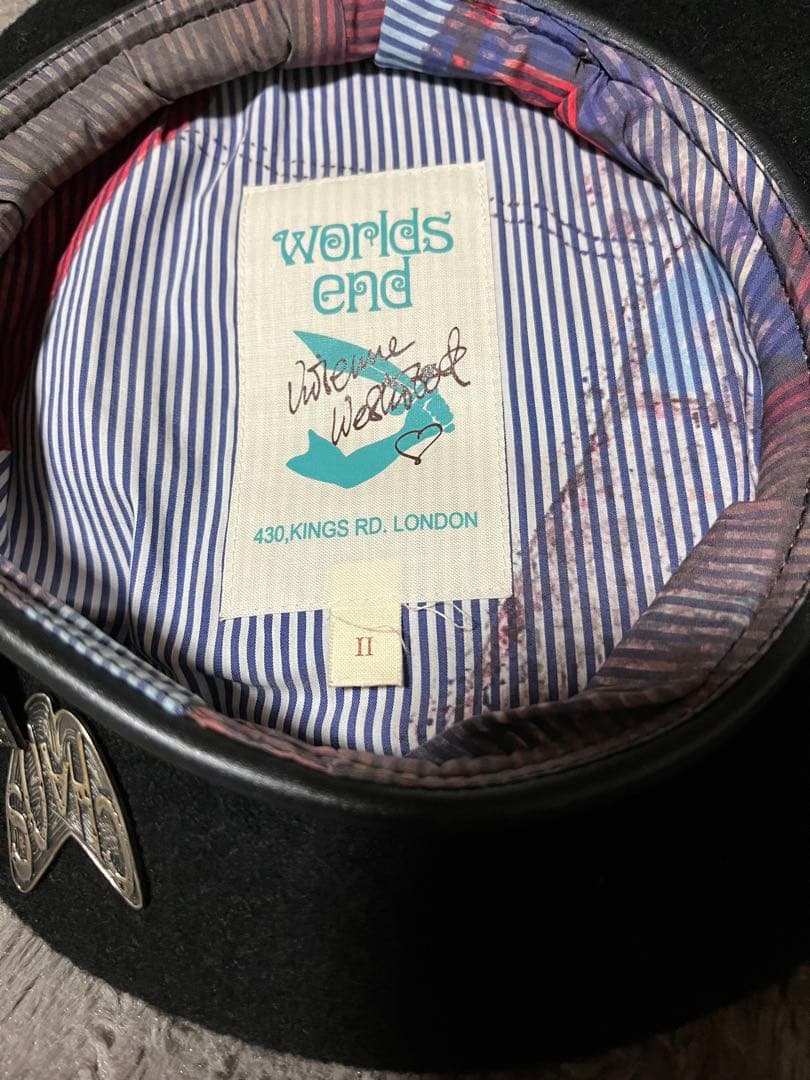 ヴィヴィアンウエストウッド ベレー帽 黒