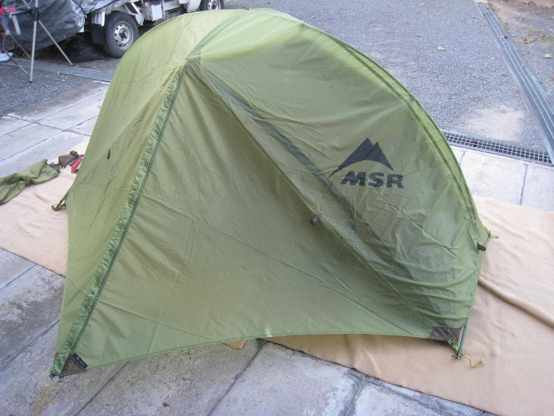 【ごまだし-さん】MSR HUBBA ハバ ソロテント グリーン 1人用