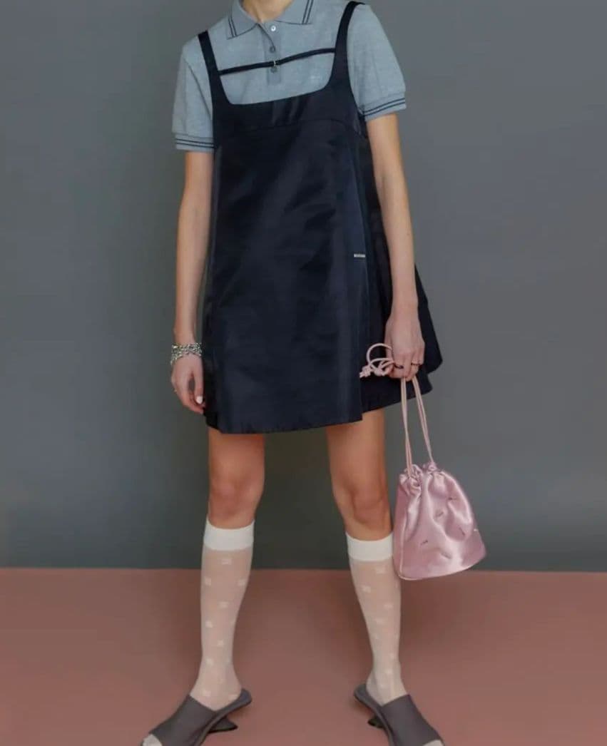 MAISON SPECIAL✨Aラインミニチュニック　ブラック