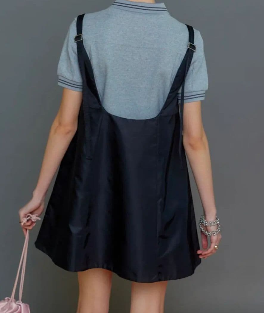 MAISON SPECIAL✨Aラインミニチュニック　ブラック