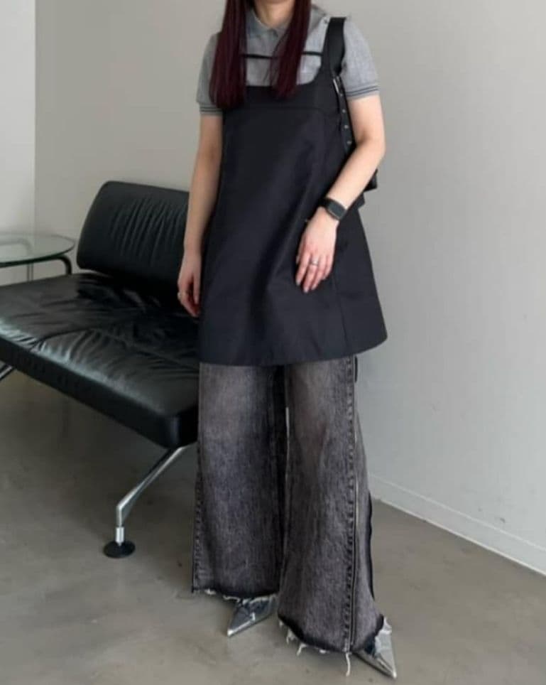 MAISON SPECIAL✨Aラインミニチュニック　ブラック