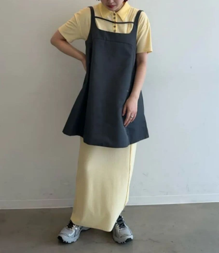 MAISON SPECIAL✨Aラインミニチュニック　ブラック