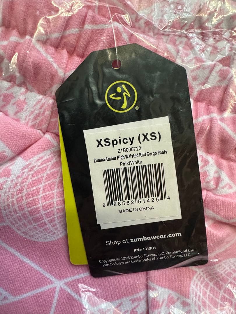 新品　正規品　ズンバ　X S バレンタイン　パンツ