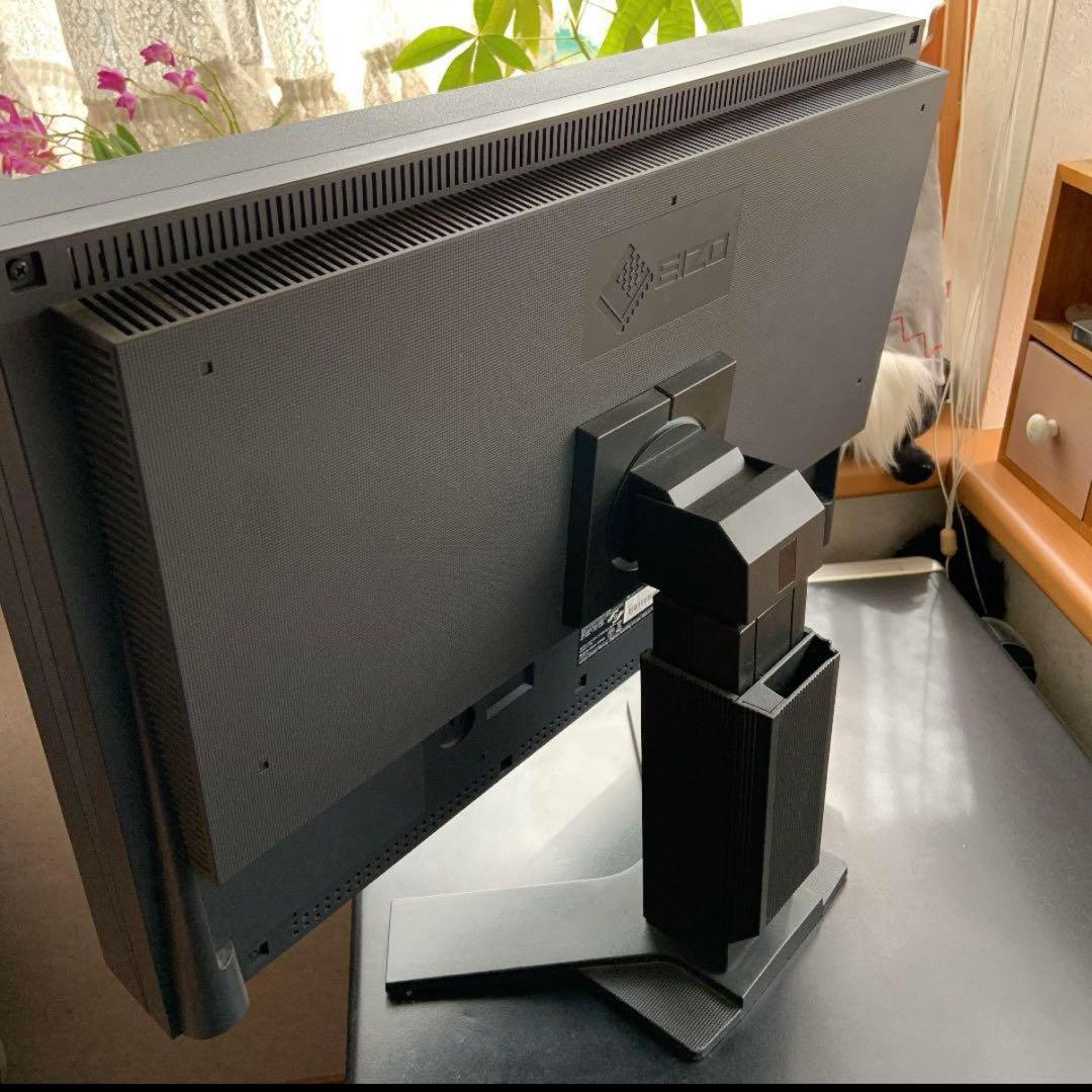 名機 EIZO (FlexScan S2401W) ディスプレー 90度変形可