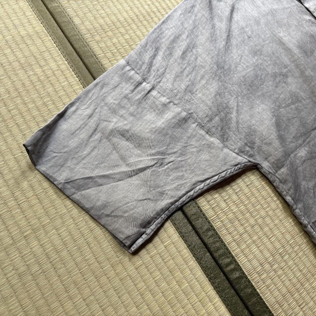 【新品】MITTAN ラミーシルクワイドジャケット 松煙 サイズ2