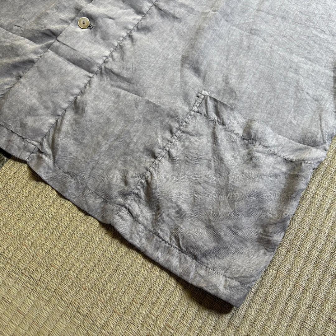 【新品】MITTAN ラミーシルクワイドジャケット 松煙 サイズ2