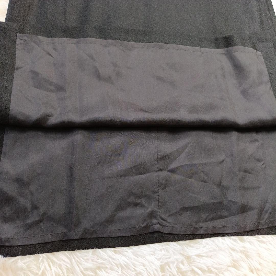 タグ付極美品✨アドーア　ウールアムンゼンワンピース　38　スリット　クルーネック