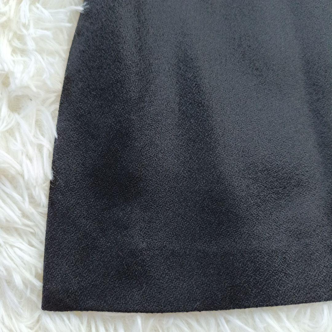 タグ付極美品✨アドーア　ウールアムンゼンワンピース　38　スリット　クルーネック