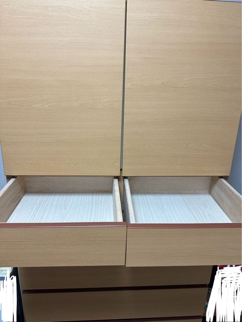 本日限定価格‼️タンス　引き出し　収納　6段引き出し　3段開き扉　ハイチェスト