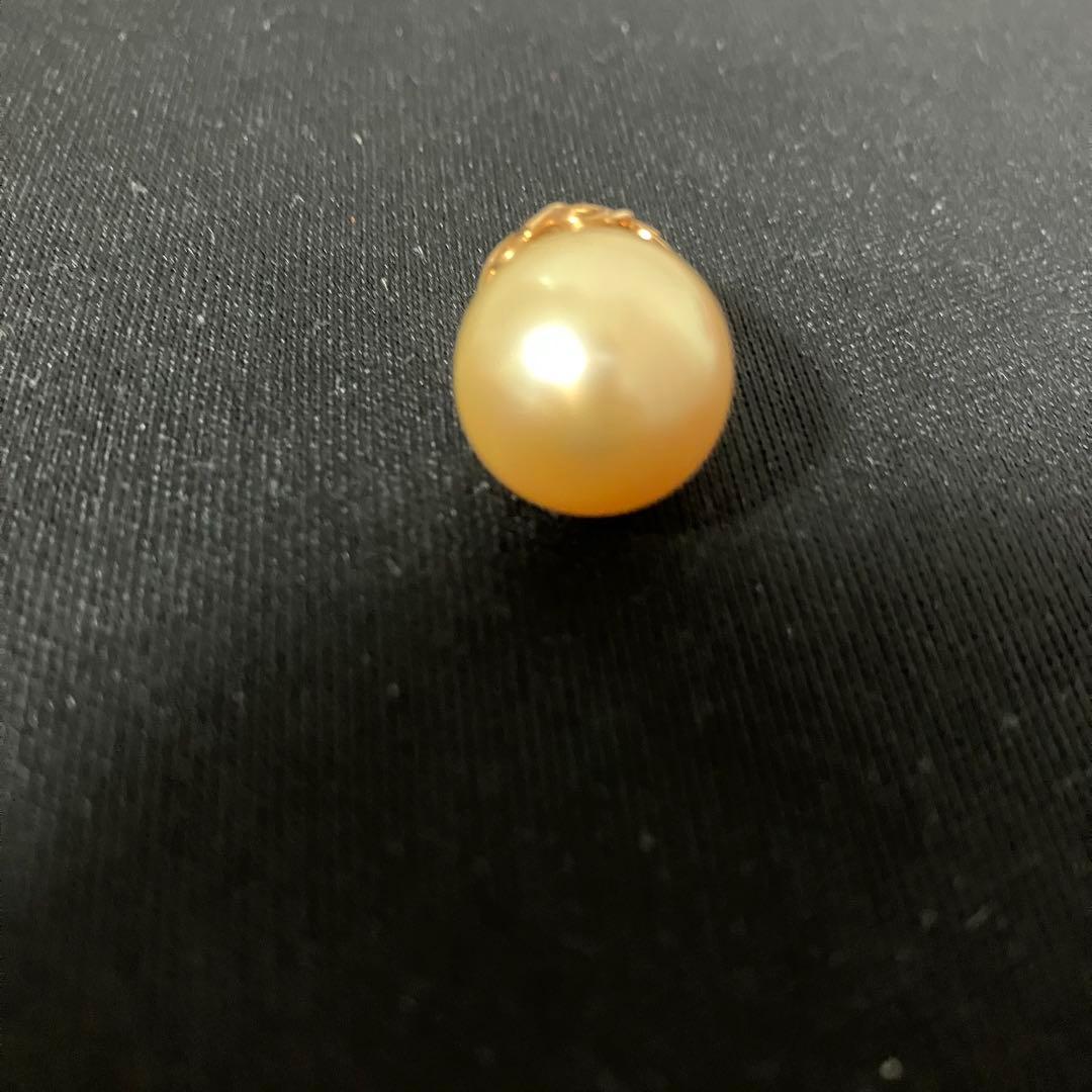 パール　K18　ペンダントトップ　ネックレストップ