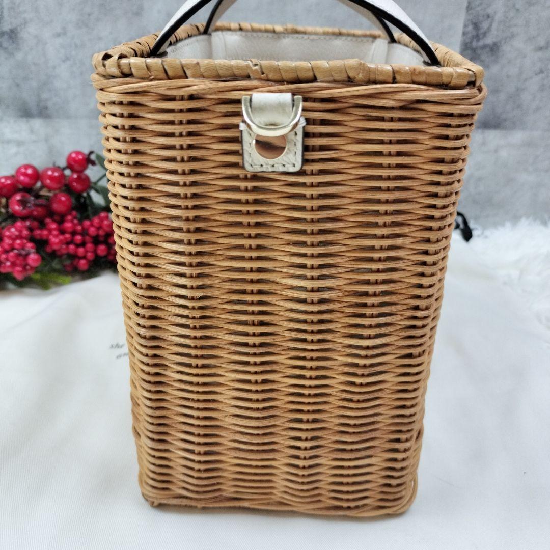 【美品】kate spade　ケイトスペード　かごバッグ　ショルダーバッグ