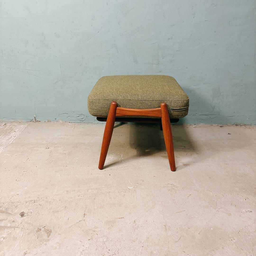 ウェグナー　GE240 オットマン　チーク材　北欧家具　北欧ビンテージ