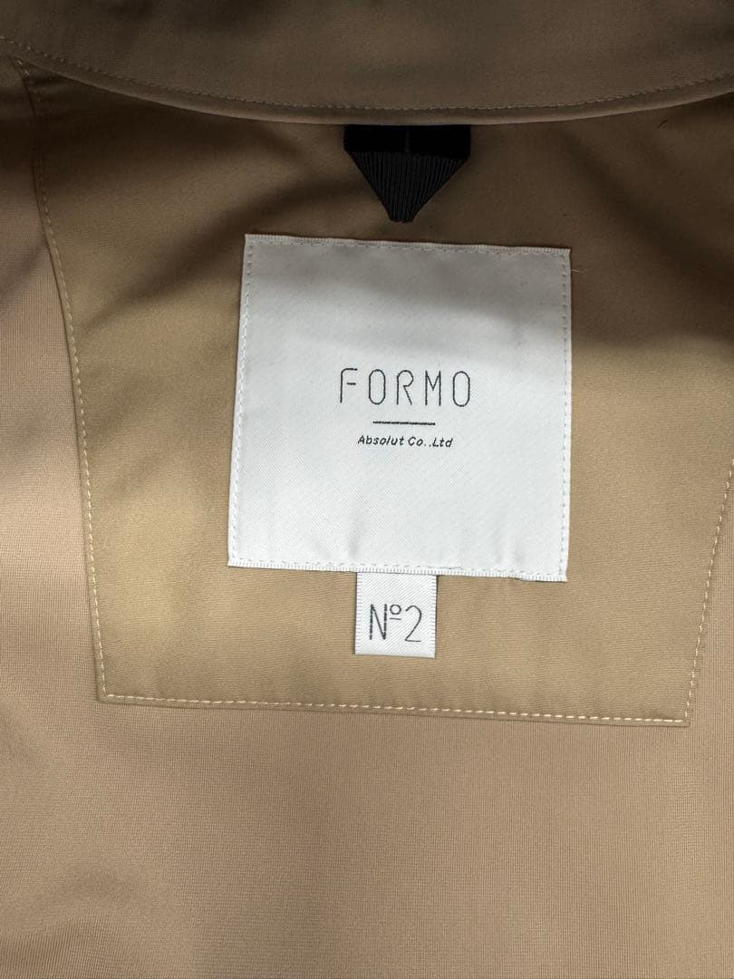 Forformoフォルフォルモ✨フード付きAラインジャケット