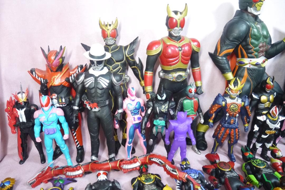 ライダーヒーローシリーズ　ビッグサイズソフビフィギュア　96体セット