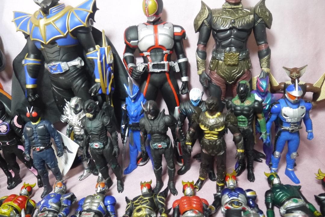ライダーヒーローシリーズ　ビッグサイズソフビフィギュア　96体セット