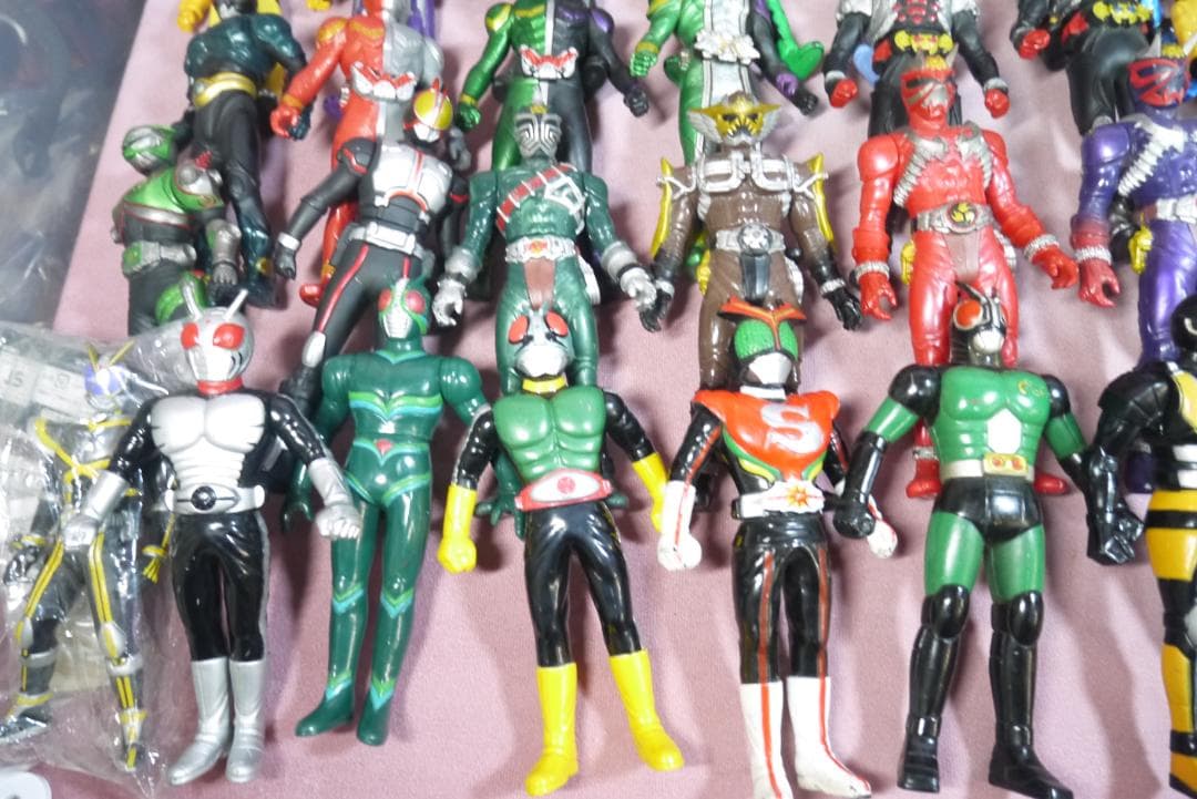 ライダーヒーローシリーズ　ビッグサイズソフビフィギュア　96体セット