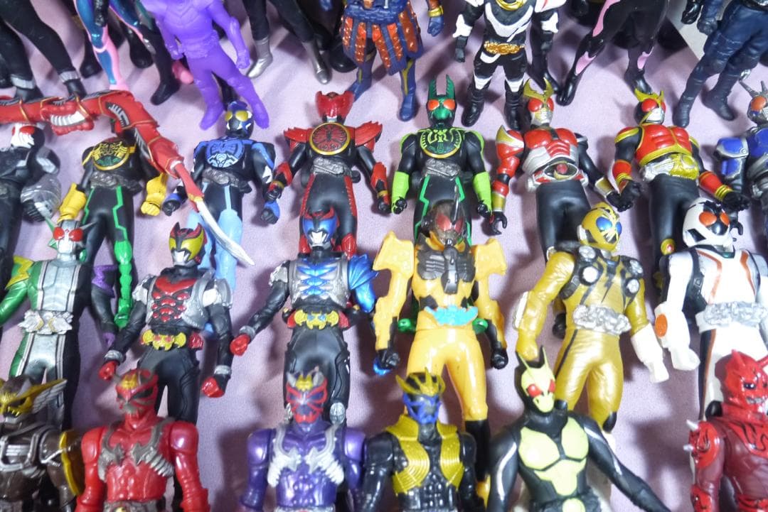 ライダーヒーローシリーズ　ビッグサイズソフビフィギュア　96体セット