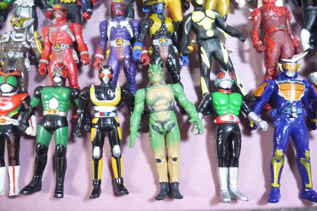 ライダーヒーローシリーズ　ビッグサイズソフビフィギュア　96体セット