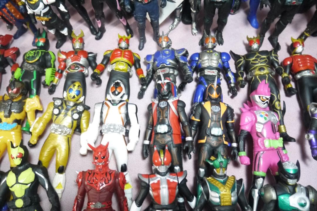 ライダーヒーローシリーズ　ビッグサイズソフビフィギュア　96体セット