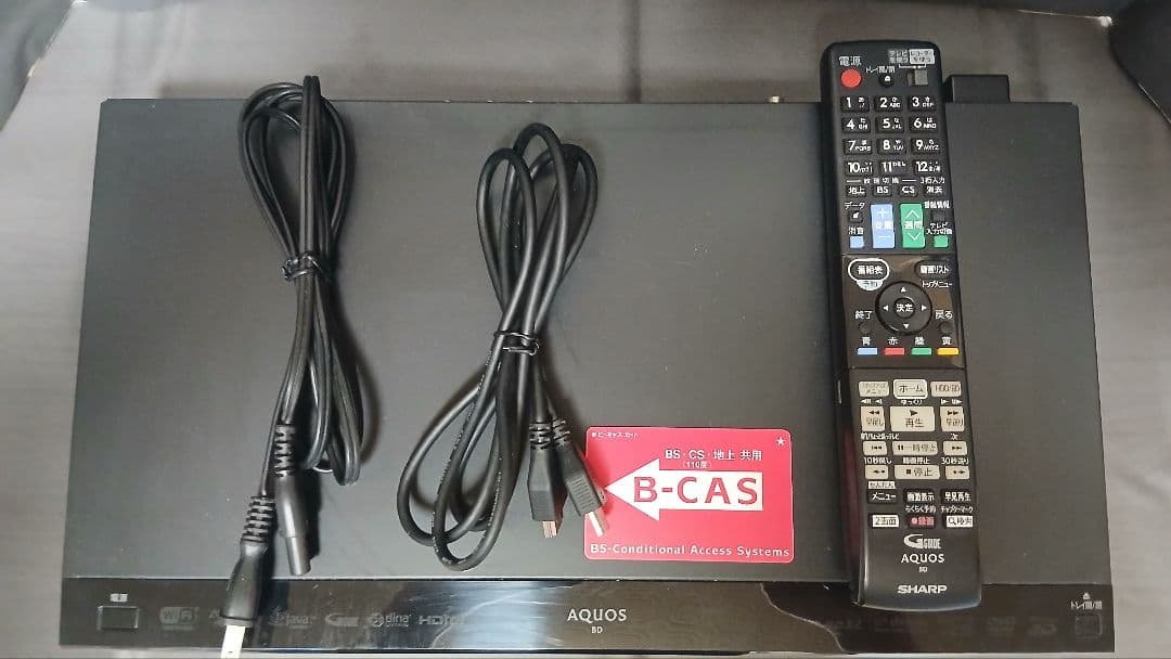1TB シャープ AQUOS BD レコーダー☆BD-W1700☆リモコン付