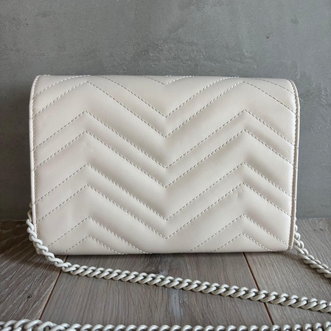 タイムセール♪美品 GUCCI GGマーモント チェーンウォレット