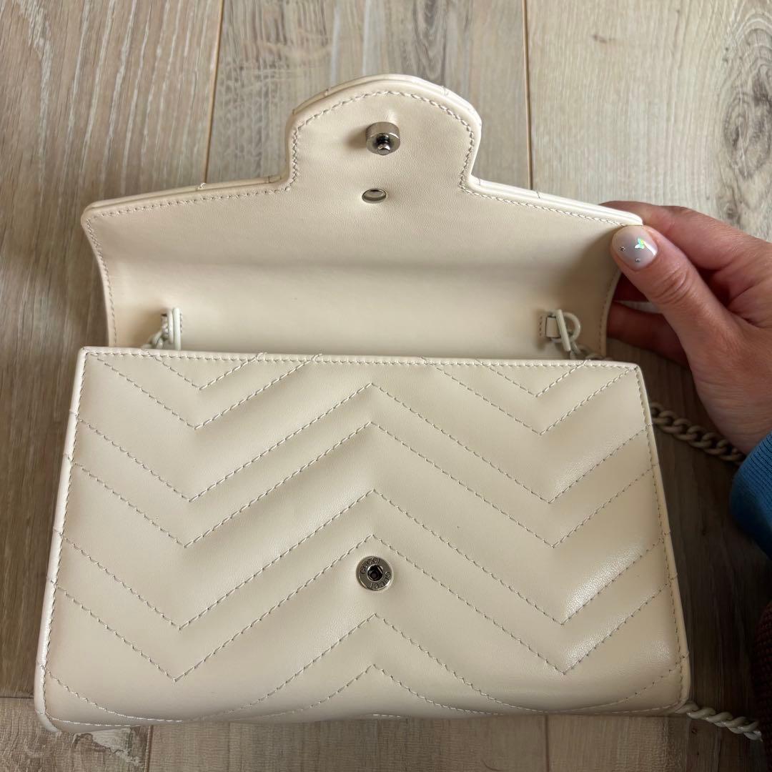 タイムセール♪美品 GUCCI GGマーモント チェーンウォレット