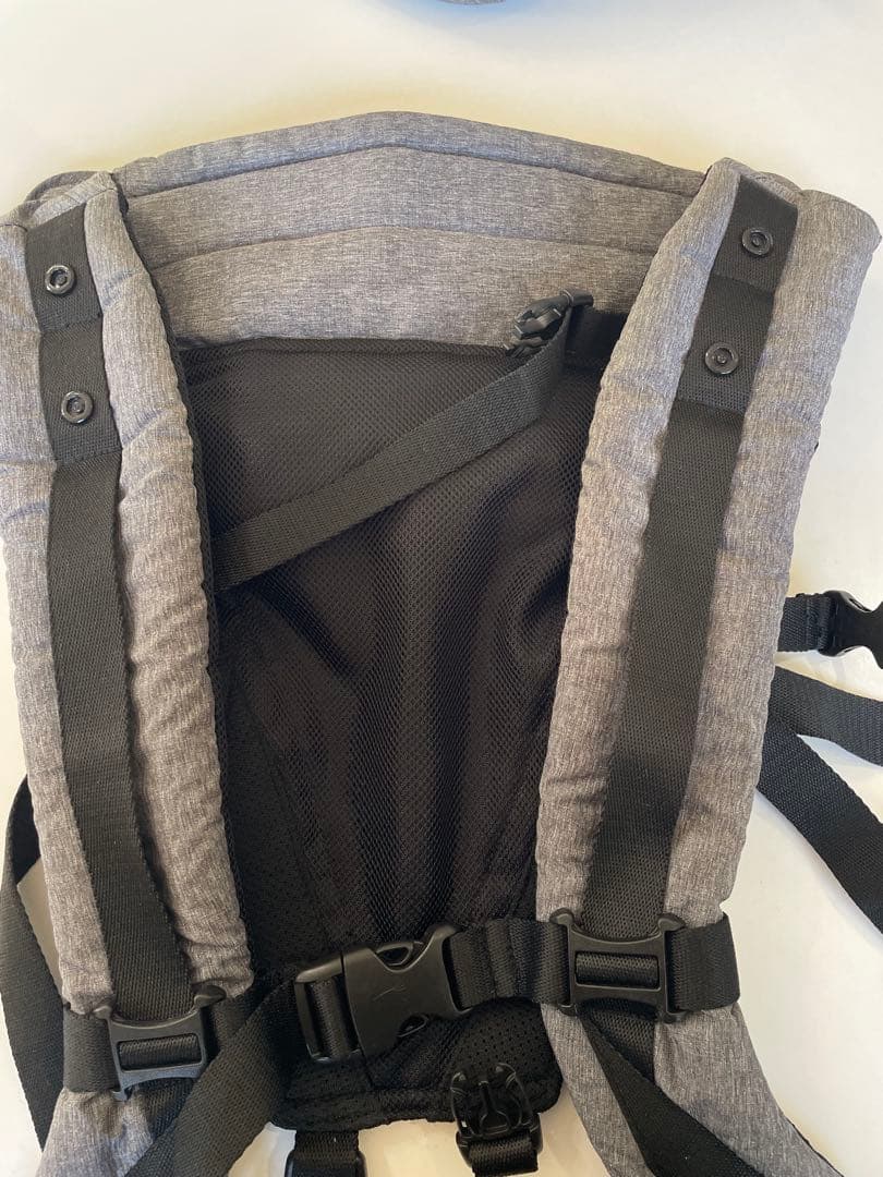 【美品】POLBAN PRIME ポルバンヒップシート抱っこひも メランジグレー