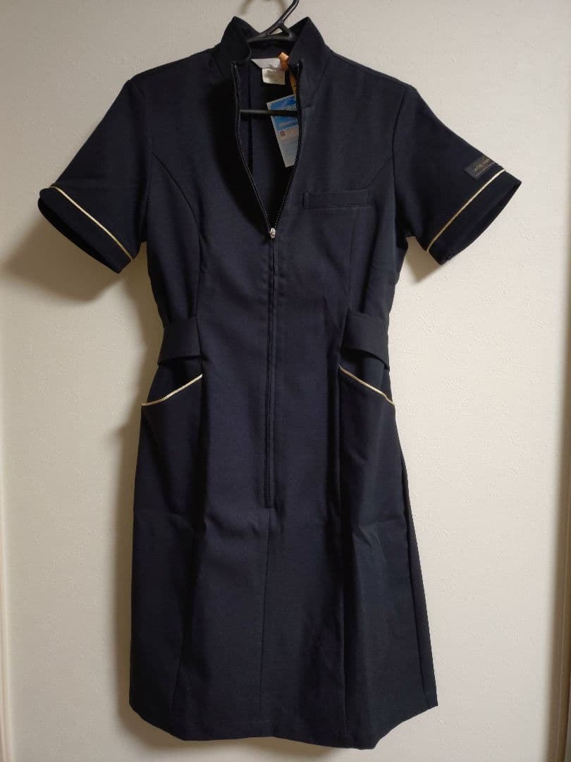 rui　エステ 制服・ユニフォーム2枚セット 半袖ワンピースL