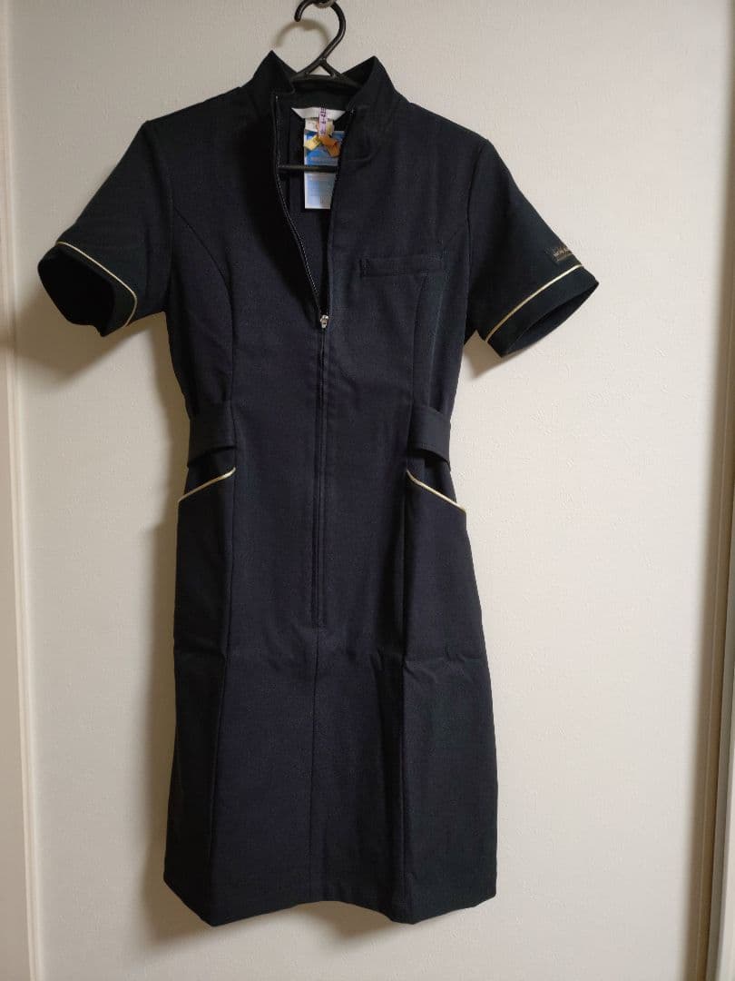 rui　エステ 制服・ユニフォーム2枚セット 半袖ワンピースL