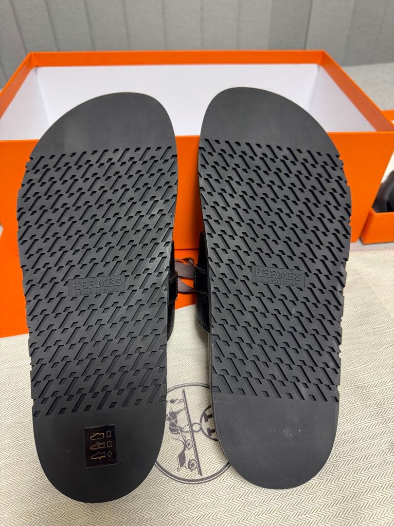【新品未使用】エルメス サンダル《ジャクソン》ブラック 41