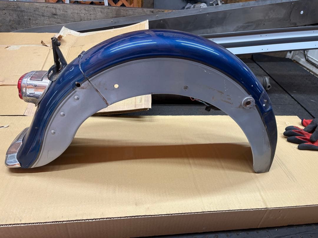 ハーレーアーリーショベル用外装セット破損あり