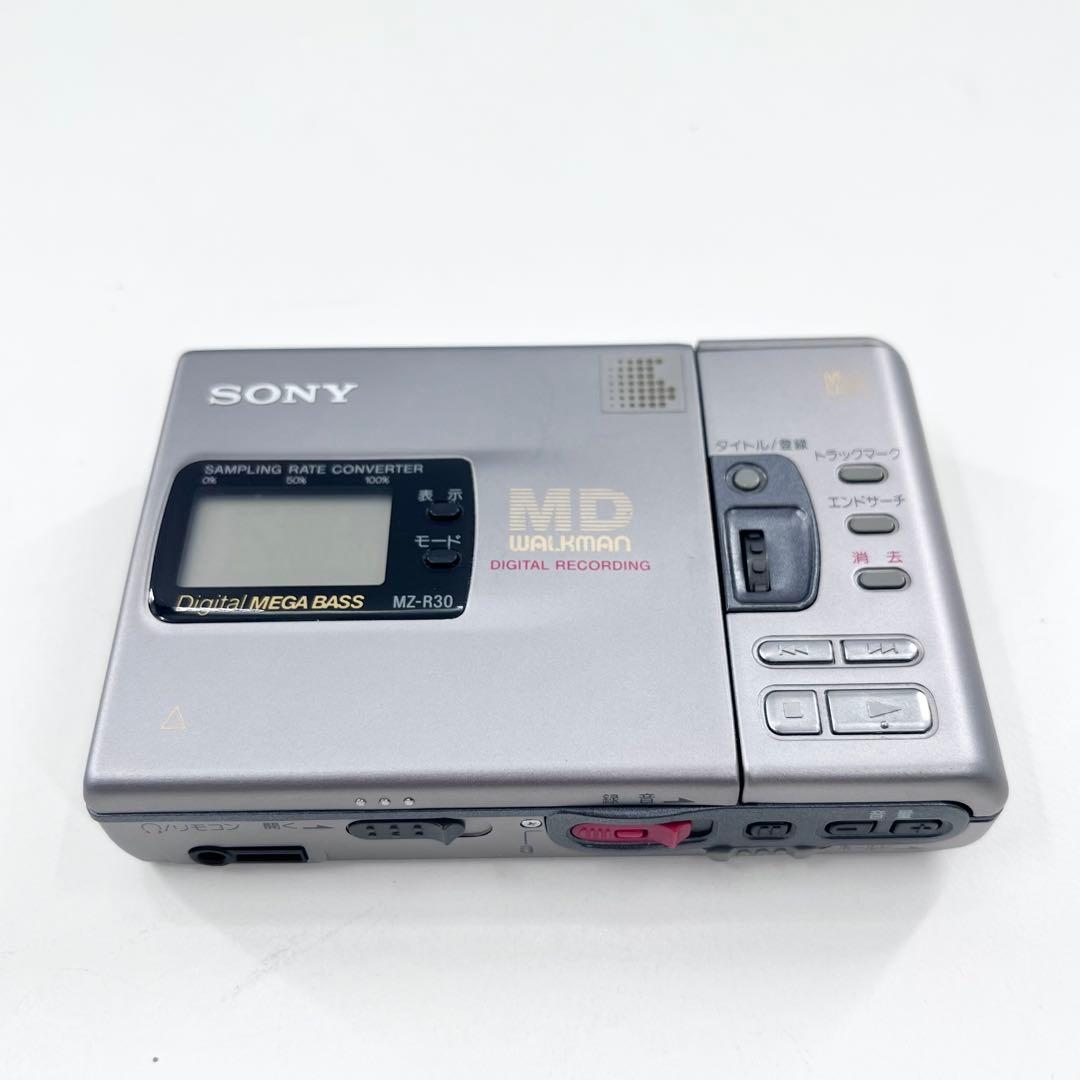 SONY MZ-R30 MDウォークマン 再録OK 付属多数 リモコン付